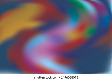 Bright blurred background. Abstract vector pattern of Northern lights. Scalable vector graphics