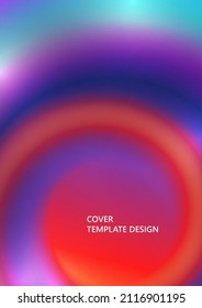 Bright blurred background. Smooth round blending pattern. Vector illustration for your graphic design, banner, wallpaper or poster.