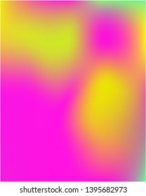 Bright blurred Gradient mesh graphics from various combinations of colors and shades. Great splash and spreading spot. Vector illustration shape. Pink color spots that form a bright blurred graphics.