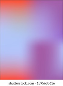 Bright blurred gradient mesh graphics from various combinations of colors and shades. Magic splash and spreading spot. Vector illustration show. Violet color spots that form a bright blurred graphics.