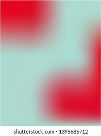Bright blurred gradient mesh graphics from various combinations of colors and shades. Vector illustration presentation. Interesting splash and spreading spot. Red color spots that form a bright blurred graphics.