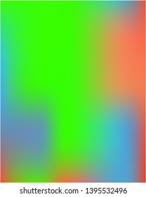 Bright blurred graphics from various combinations of colors and shades. Vector illustration presentation. Amazing splash and spreading spot. Green color spots that form a bright blurred graphics.