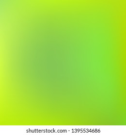 Bright blurred graphics from various combinations of colors and shades. Vector illustration show. Trendy splash and spreading spot. Green color spots that form a bright blurred graphics.