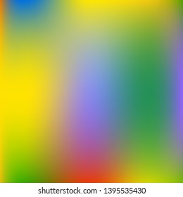 Bright blurred graphics from various combinations of colors and shades. Vector illustration flyer. Trendy splash and spreading spot. Green color spots that form a bright blurred graphics.