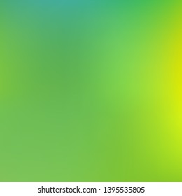 Bright blurred graphics from various combinations of colors and shades. Juicy splash and spreading spot. Vector illustration layout. Green color spots that form a bright blurred graphics.