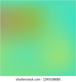 Bright blurred graphics from various combinations of colors and shades. Unreal splash and spreading spot. Vector illustration layout. Green color spots that form a bright blurred graphics.