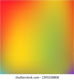Bright blurred graphics from various combinations of colors and shades. Nice splash and spreading spot. Vector illustration layout. Orange color spots that form a bright blurred graphics.