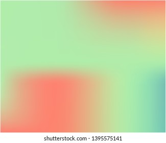 Bright blurred graphics from various combinations of colors and shades. Vector illustration space. Amazing splash and spreading spot. Green color spots that form a bright blurred graphics.