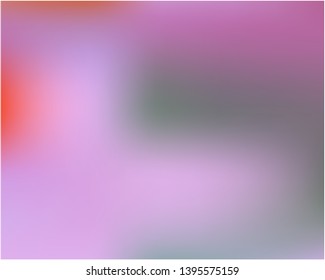 Bright blurred graphics from various combinations of colors and shades. Vector illustration flyer. Graceful splash and spreading spot. Violet color spots that form a bright blurred graphics.