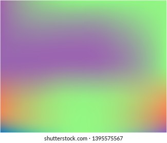 Bright blurred graphics from various combinations of colors and shades. Vector illustration show. Startling splash and spreading spot. Green color spots that form a bright blurred graphics.