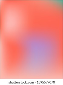 Bright blurred graphics from various combinations of colors and shades. Vector illustration flyer. Startling splash and spreading spot. Red color spots that form a bright blurred graphics.