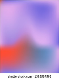 Bright blurred graphics from various combinations of colors and shades. Juicy splash and spreading spot. Vector illustration invite. Violet color spots that form a bright blurred graphics.