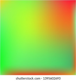 Bright blurred graphics from various combinations of colors and shades. Vector illustration concept. Random splash and spreading spot. Green color spots that form a bright blurred graphics.