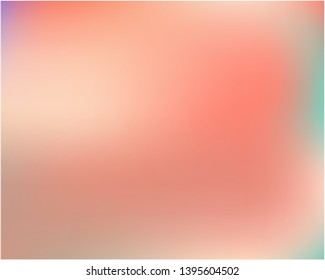 Bright blurred graphics from various combinations of colors and shades. Graceful splash and spreading spot. Vector illustration presentation. Pink color spots that form a bright blurred graphics.
