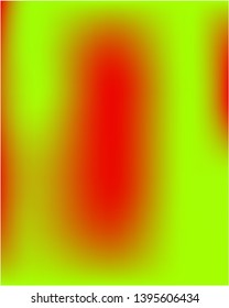 Bright blurred graphics from various combinations of colors and shades. Vector illustration flyer. Unreal splash and spreading spot. Green color spots that form a bright blurred graphics.