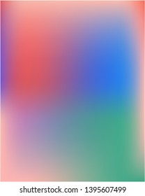 Bright blurred graphics from various combinations of colors and shades. Random splash and spreading spot. Vector illustration concept. Pink color spots that form a bright blurred graphics.