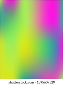 Bright blurred graphics from various combinations of colors and shades. Vector illustration layout. Random splash and spreading spot. Yellow color spots that form a bright blurred graphics.