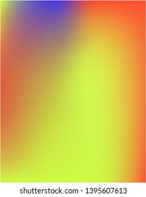 Bright blurred graphics from various combinations of colors and shades. Trendy splash and spreading spot. Vector illustration concept. Yellow color spots that form a bright blurred graphics.