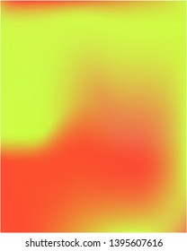 Bright blurred graphics from various combinations of colors and shades. Vector illustration flat. Magic splash and spreading spot. Red color spots that form a bright blurred graphics.