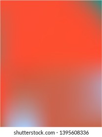 Bright blurred graphics from various combinations of colors and shades. Amazing splash and spreading spot. Vector illustration flat. Red color spots that form a bright blurred graphics.