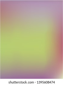 Bright blurred graphics from various combinations of colors and shades. Vector illustration show. Unreal splash and spreading spot. Violet color spots that form a bright blurred graphics.