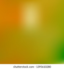 Bright blurred graphics from various combinations of colors and shades. Vector illustration flat. Strange splash and spreading spot. Orange color spots that form a bright blurred graphics.