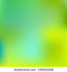 Bright blurred graphics from various combinations of colors and shades. Magic splash and spreading spot. Vector illustration cover. Green color spots that form a bright blurred graphics.