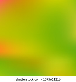 Bright blurred graphics from various combinations of colors and shades. Magic splash and spreading spot. Vector illustration show. Green color spots that form a bright blurred graphics.