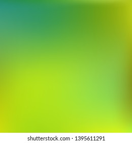 Bright blurred graphics from various combinations of colors and shades. Unreal splash and spreading spot. Vector illustration invite. Green color spots that form a bright blurred graphics.