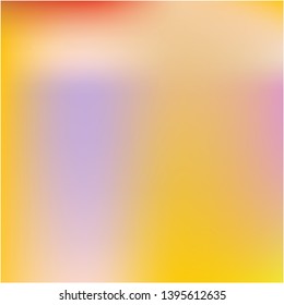 Bright blurred graphics from various combinations of colors and shades. Vector illustration flat. Unreal splash and spreading spot. Yellow color spots that form a bright blurred graphics.