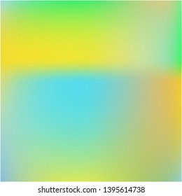 Bright blurred graphics from various combinations of colors and shades. Vector illustration shape. Juicy splash and spreading spot. Yellow color spots that form a bright blurred graphics.