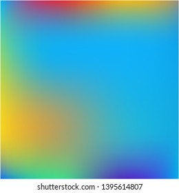 Bright blurred graphics from various combinations of colors and shades. Vector illustration presentation. Amazing splash and spreading spot. Blue color spots that form a bright blurred graphics.