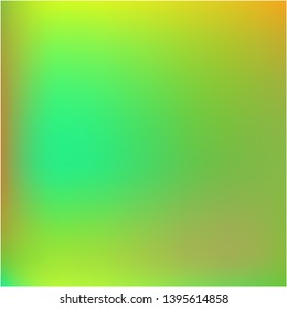 Bright blurred graphics from various combinations of colors and shades. Creative splash and spreading spot. Vector illustration presentation. Green color spots that form a bright blurred graphics.
