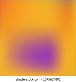 Bright blurred graphics from various combinations of colors and shades. Magic splash and spreading spot. Vector illustration show. Orange color spots that form a bright blurred graphics.