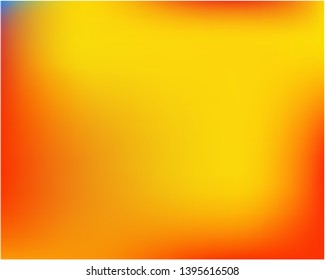 Bright blurred graphics from various combinations of colors and shades. Pretty splash and spreading spot. Vector illustration shape. Yellow color spots that form a bright blurred graphics.