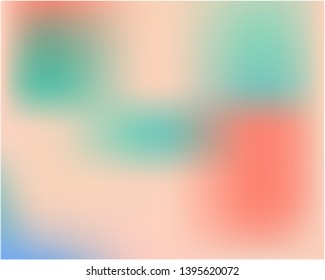 Bright blurred graphics from various combinations of colors and shades. Vector illustration flat. 