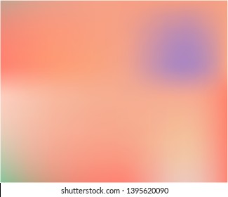 Bright blurred graphics from various combinations of colors and shades. Strange splash and spreading spot. Vector illustration flat. Pink color spots that form a bright blurred graphics.