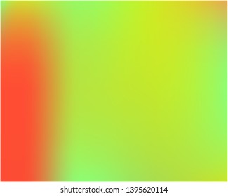 Bright blurred graphics from various combinations of colors and shades. Creative splash and spreading spot. Vector illustration invite. Green color spots that form a bright blurred graphics.