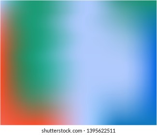 Bright blurred graphics from various combinations of colors and shades. Vector illustration flat. 