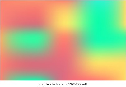 Bright blurred graphics from various combinations of colors and shades. Vector illustration flat. 