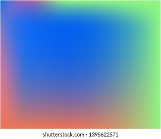 Bright blurred graphics from various combinations of colors and shades. Vector illustration flat. 