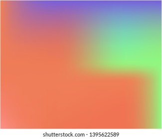 Bright blurred graphics from various combinations of colors and shades. Vector illustration flat. 