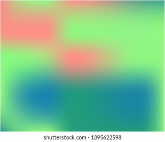 Bright blurred graphics from various combinations of colors and shades. Vector illustration flat. 