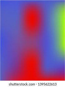Bright blurred graphics from various combinations of colors and shades. Vector illustration flat. 