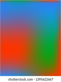 Bright blurred graphics from various combinations of colors and shades. Vector illustration flat. 