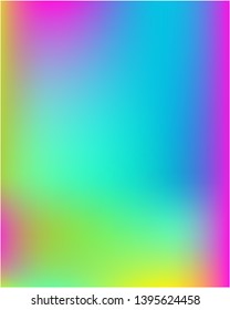 Bright blurred graphics from various combinations of colors and shades. Vector illustration flat. 
