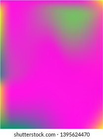 Bright blurred graphics from various combinations of colors and shades. Vector illustration flat. 