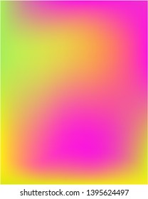 Bright blurred graphics from various combinations of colors and shades. Vector illustration flat. 