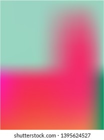 Bright blurred graphics from various combinations of colors and shades. Vector illustration flat. 