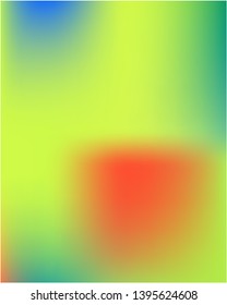 Bright blurred graphics from various combinations of colors and shades. Vector illustration flat. 